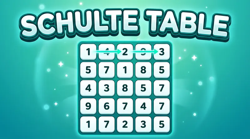 Schulte Table game cover
